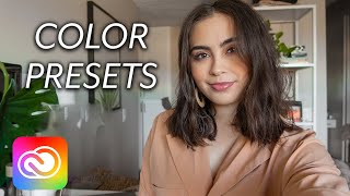 Using Color Presets in Premiere Rush With Jessica Neistadt  Adobe Creative Cloud [upl. by Giralda]