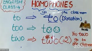 04th English UP Understanding Homophones and how to use them in a sentence [upl. by Doniv785]