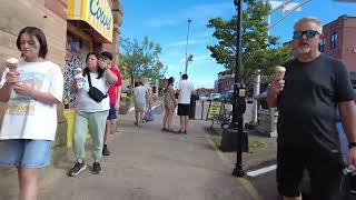 Walking Around Downtown Charlottetown Prince Edward Island  Canada [upl. by Ariahay]