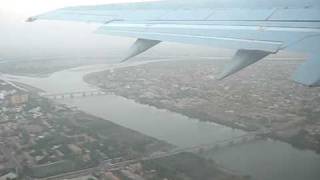 Marsland Aviation Boeing 737500 Takeoff from Khartoum Sudan [upl. by Dlanigger]