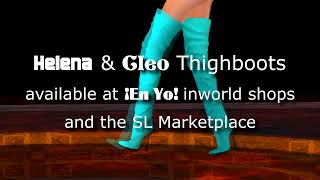 En YO Helena and Cleo Thighboots demo [upl. by Rimisac]