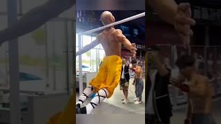 Dangerous skill by Shaolin master 😱💪speed kungfu martialarts shorts [upl. by Aicinod]