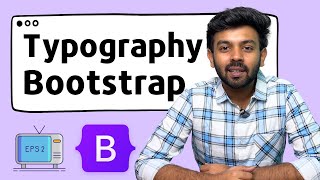 Typography in Bootstrap  Bootstrap for Beginners Ep  2  code io  Tamil [upl. by Durer]