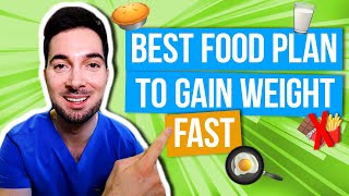 How to gain weight fast for girls and men with foods plan [upl. by Atiuqes287]