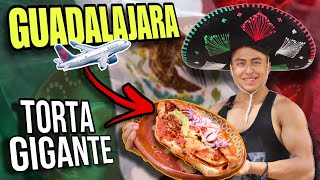 El Reto de la MAGNOTORTA que NADIE HA LOGRADO 🌮  La Torta Gigante de Guadalajara🔥🇲🇽✈️ [upl. by Ahsikit]