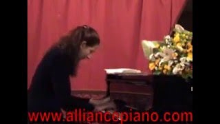 Elena Gantchikova plays Medtner quotPrimaveraquot Op 39 No 3 [upl. by Diane-Marie463]