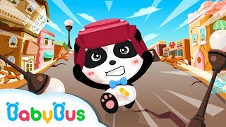 Baby Panda Earthquake Safety Tips  Kids Games  Gameplay Videos  For Children  BabyBus [upl. by Anatniuq986]