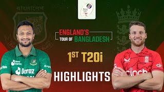 1st T20i  Highlights  Bangladesh vs England [upl. by Suiravad]