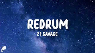 21 Savage  redrum Lyrics quotuma palavra adeusquot [upl. by Rebecca]