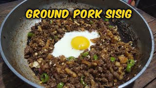 Easy and quick Ground pork sisig recipe CwB 7 [upl. by Sarena703]