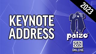 Gen Con 2023 Paizo Keynote Address [upl. by Lawson60]