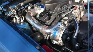 Vortech V3 Heritage Supercharger sound on a Foxbody Mustang [upl. by Lianne705]