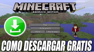 COMO DESCARGAR MINECRAFT BEDROCK en PC GRATIS  INSTALAR MINECRAFT BEDROCK PARA WINDOWS 1011 ✅ [upl. by Studley]