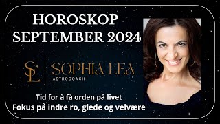 HOROSKOP SEPTEMBER 2024 [upl. by Aneehsirk]