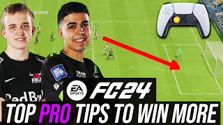 TOP PRO TIPS TO WIN MORE GAMES amp IMPROVE ON FC 24 TUTORIAL [upl. by Ddene638]