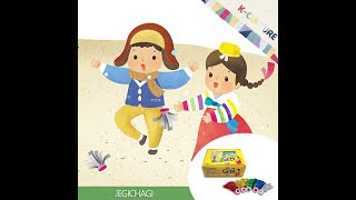 Korean Traditional Game  How to play Jegichagi 제기차기 [upl. by Buell]