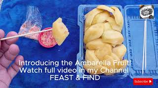 Discover the Ambarella Fruit [upl. by Asum]