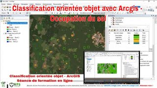 Réaliser Carte occupation du sol par classification orientée objet leçon 21 formation télédétection [upl. by Nnylaj]