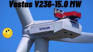 Wind test field Østerild the largest wind turbines Siemens SG 14236 Vestas V236150 MW part 2 [upl. by Lauder]