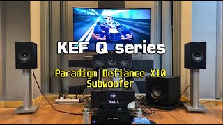 KEF Q Series  Paradigm Defiance X10  Marantz SR 7015  Test Atmos content [upl. by Aiello]