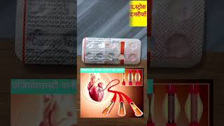 Clopidogrel 75 mg Tablet। ClopitabClopivas।Usesउपयोग विस्तार से।MediTips हिन्दी मेंShortsmedicene [upl. by Kirtap]