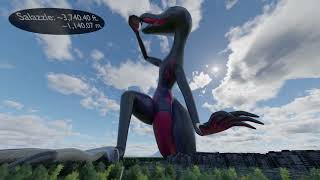 Magical Miscalculation Giantess Growth Macro Salazzle Pokemon [upl. by Nivac]