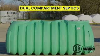 Two Chamber Septic Tanks From theTankDepot [upl. by Moses]