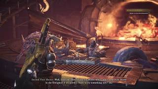 Monster Hunter World Forge Upgrade Bone Shotel Long Sword [upl. by Onil]