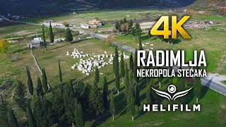 Stolac  Nekropola stecaka Radimlja  4K  Snimci iz zraka [upl. by Ramedlab]