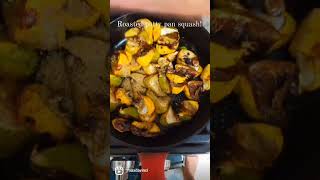 Roasted patty pan squash  Easy simple amp healthy vegetarian cooking [upl. by Kolnos799]