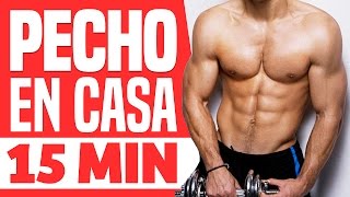 RUTINA PECTORALES EN CASA  Pectoral y brazos 15 minutos [upl. by Murdocca]