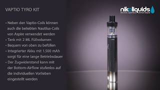 Vaptio Tyro Kit  Videodatenblatt [upl. by Neemsaj]