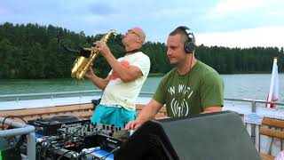 Infinity  Saxophone Live from Augustow City boat party [upl. by Nivonod]