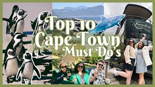 CAPE TOWN VLOG  Top 10 Must Dos in Cape Town South Africa Part 2  Penguins Sharks Wine amp More [upl. by Tilly]