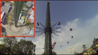 Praterturm  Century Starflyer  POV  Wiener Prater [upl. by Sihtnyc]