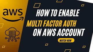 aws How to SetEnable MFA Multi Factor Authentication on AWS Account  learn cloud computing [upl. by Wartow665]