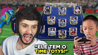 RAFÃO ENFRENTA TIME DE INSCRITO AO VIVO NO FC 24 MOBILE [upl. by Gildus181]