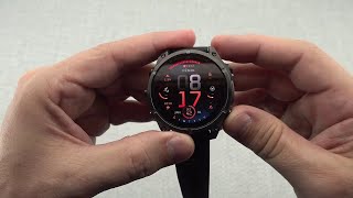 Garmin Fenix 8 47mm AMOLED Sapphire Carbon Gray DLC Titanium with BlackPebble Gray band Unboxing [upl. by Charita]