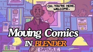 Making Moving Comics with Blender Grease Pencil [upl. by Kesia786]