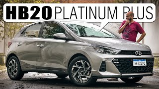 HYUNDAI HB20 PLATINUM PLUS 2023 o melhor da categoria [upl. by Kris]