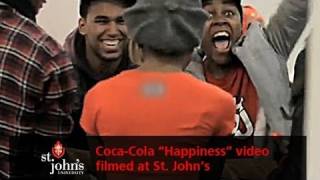 CocaCola Spreads quotHappinessquot with Viral Video Filmed at St Johns University [upl. by Politi]