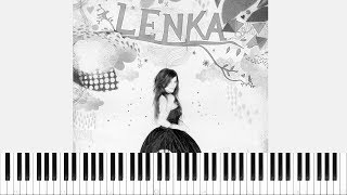 ♪ Lenka Trouble is a friend  Piano Tutorial [upl. by Illek793]