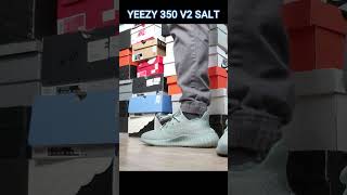 Yeezy 350 V2 Salt On Feet [upl. by Kathe697]