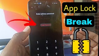 How to reset realme mobile app lock password  realme app lock forgot password [upl. by Giwdul585]