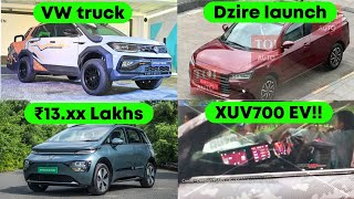 Nextgen Dzire Launch 💥  Windsor ev price  XUV700 EV Interior  Sunday Car News  Ep 33 [upl. by Murielle]