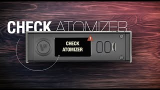 quotCheck atomizerquot sur ma cigarette électronique  que faire [upl. by Peters959]