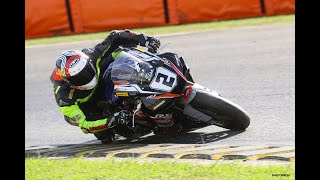 Circuit Nogaro moto onboard 1303  Greg Monaya  pirelli supercorsa v4 [upl. by Merritt]