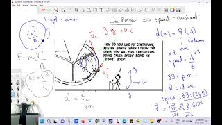 92823 PHY2048 centripetal acceleration II Newtons law [upl. by Ewell384]