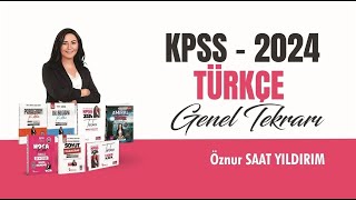 13 KPSS 2024 TÜRKÇE GENEL TEKRAR  NOKTALAMA İŞARETLERİ  Öznur Saat Yıldırım [upl. by Nathaniel]