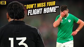 JOHNNY SEXTON vs REIKO IOANE ALTERCATION POST RWC 2023 IRELAND QF DEFEAT TO ALL BLACKS [upl. by Kecaj]